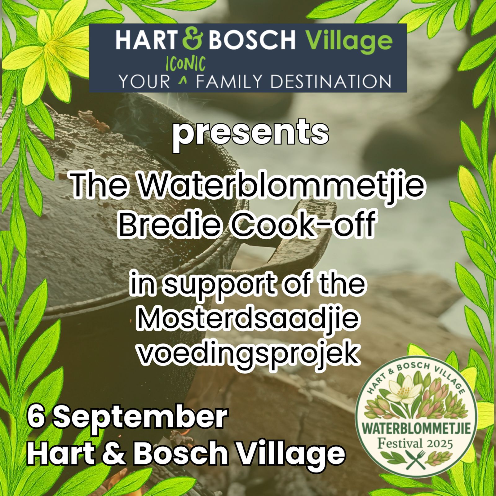 Vier die Eerste Waterblommetjiefees in Mosselbaai – 6–7 September 2025